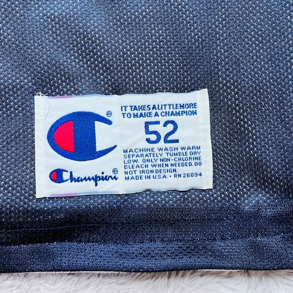 Houston Rockets Champion NBA Jersey #4 Navy/White XL Mesh Mens Tank Top With Tag - Picture 6 of 16